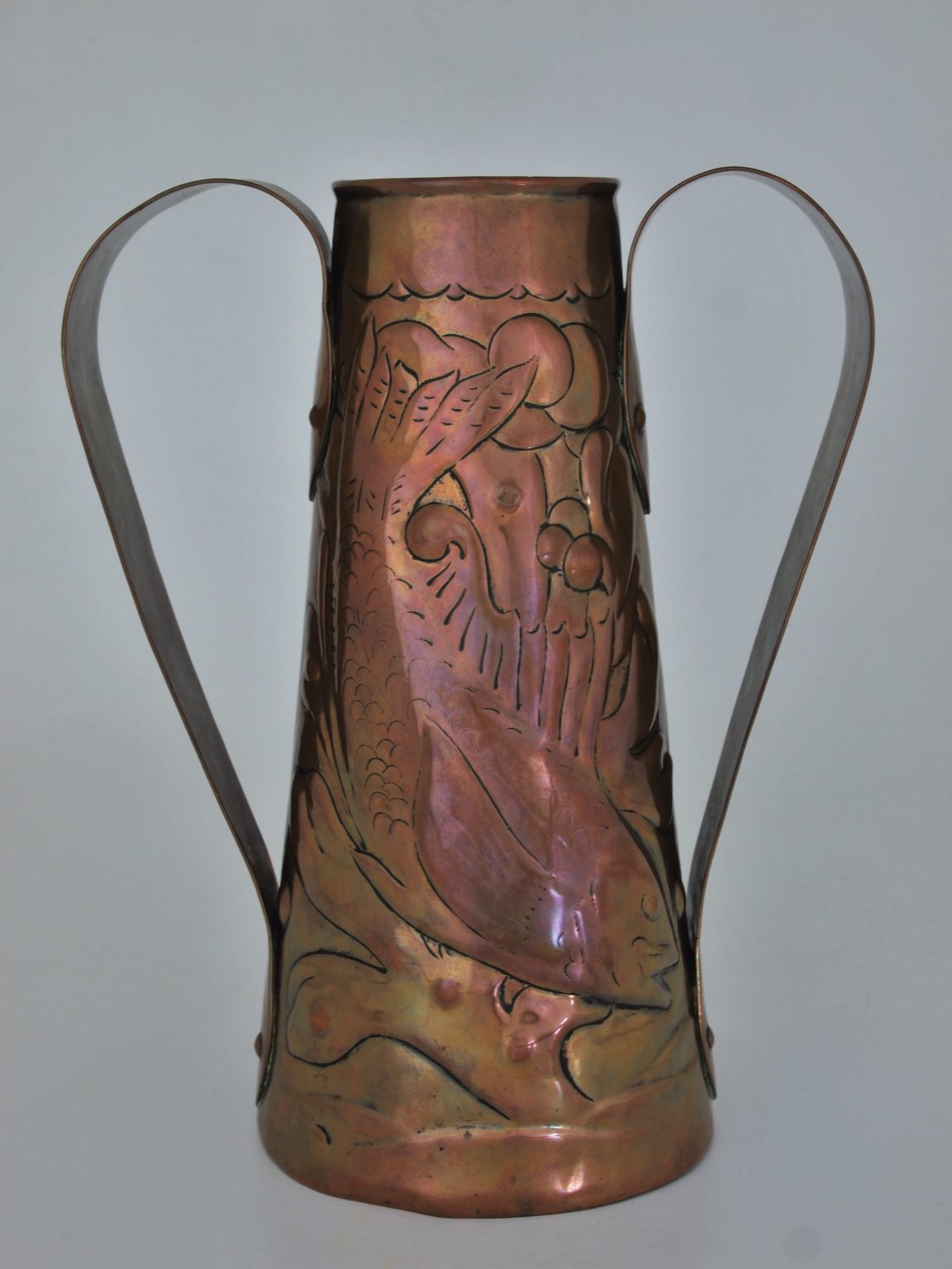 Newlyn Copper Vase Nouveau Deco Arts