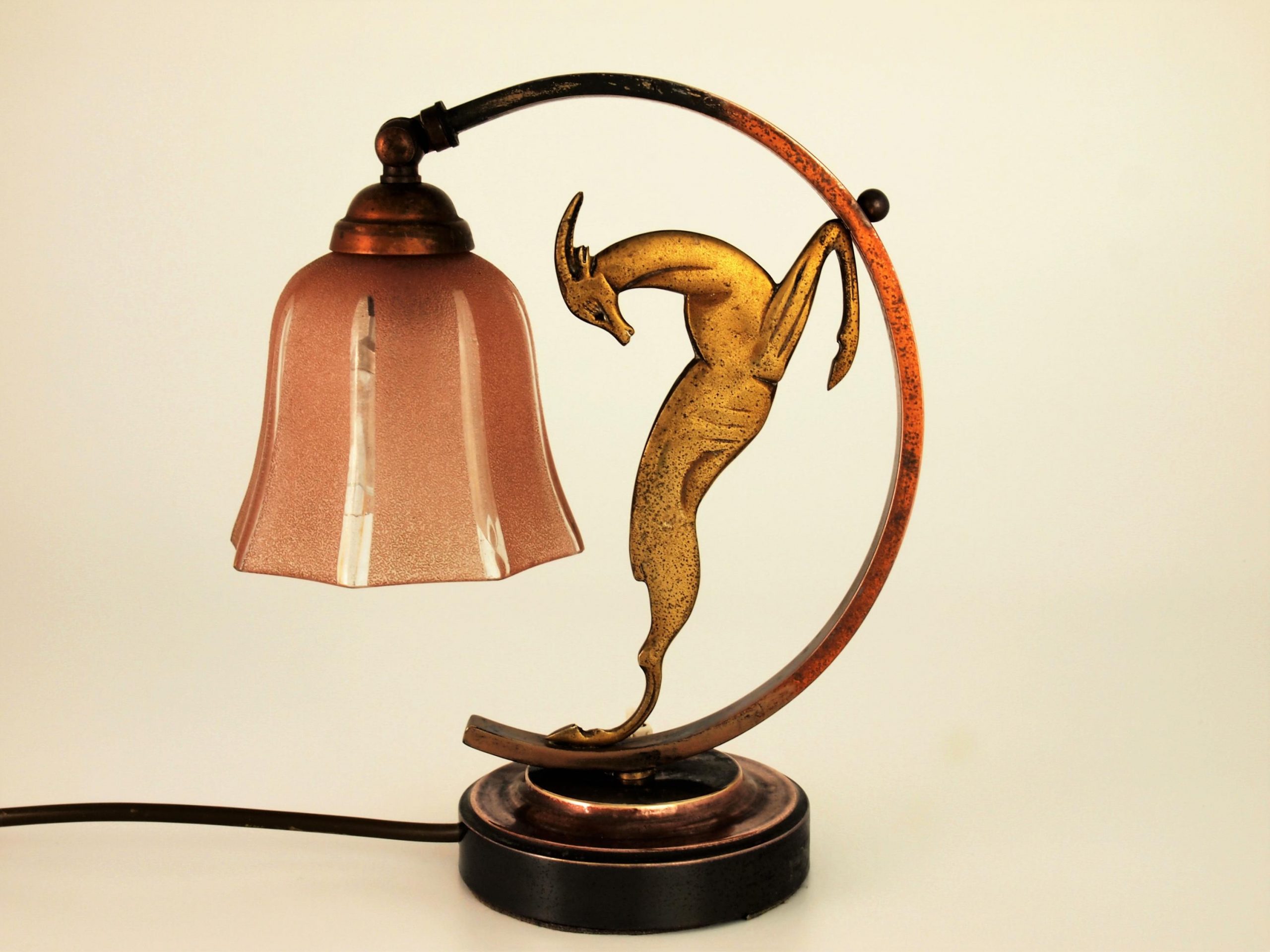 dagboek Kabelbaan kas Art Deco Gazelle Lamp* - Nouveau Deco Arts