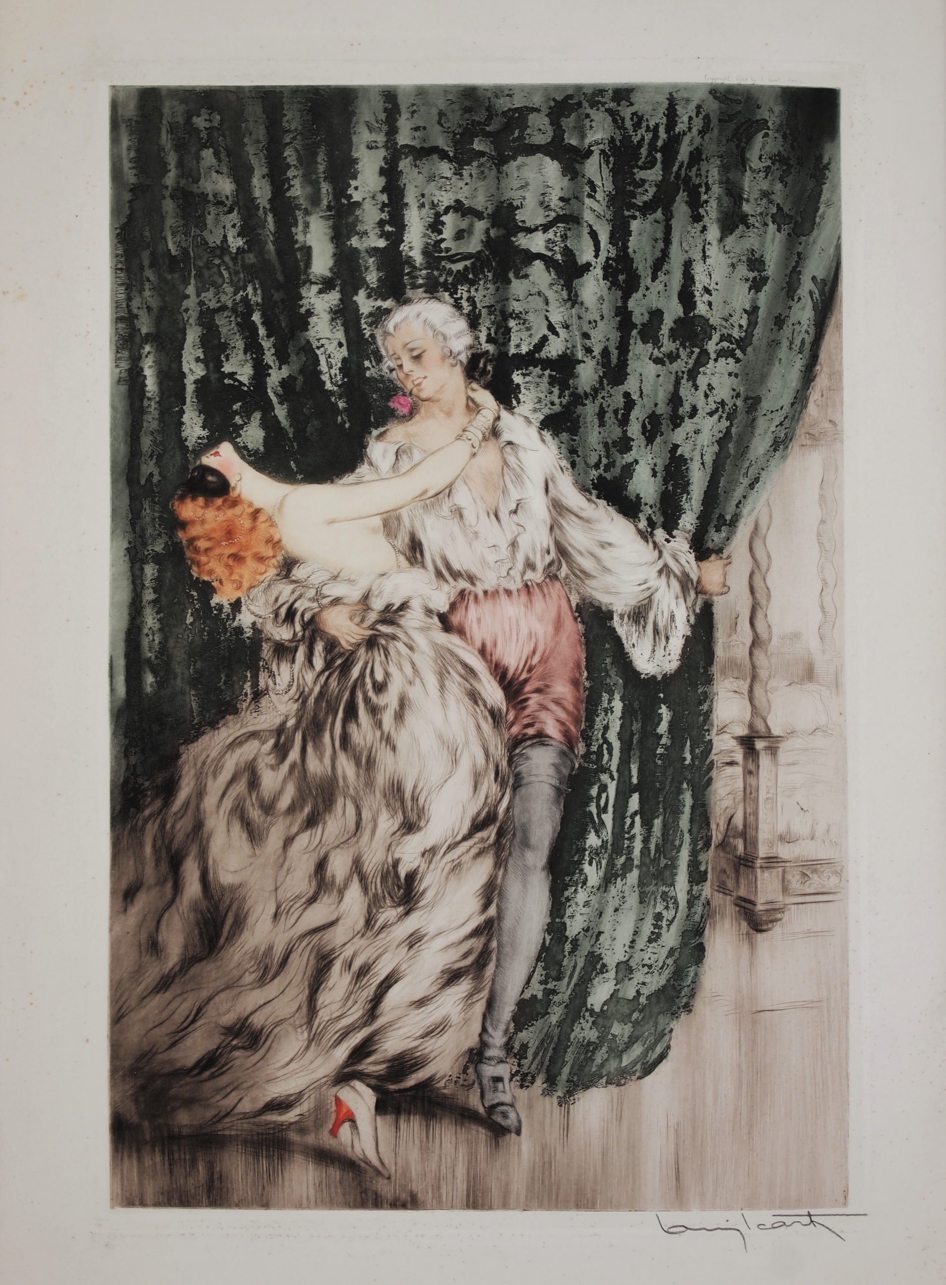 Louis Icart Etching 'Casanova'* - Nouveau Deco Arts