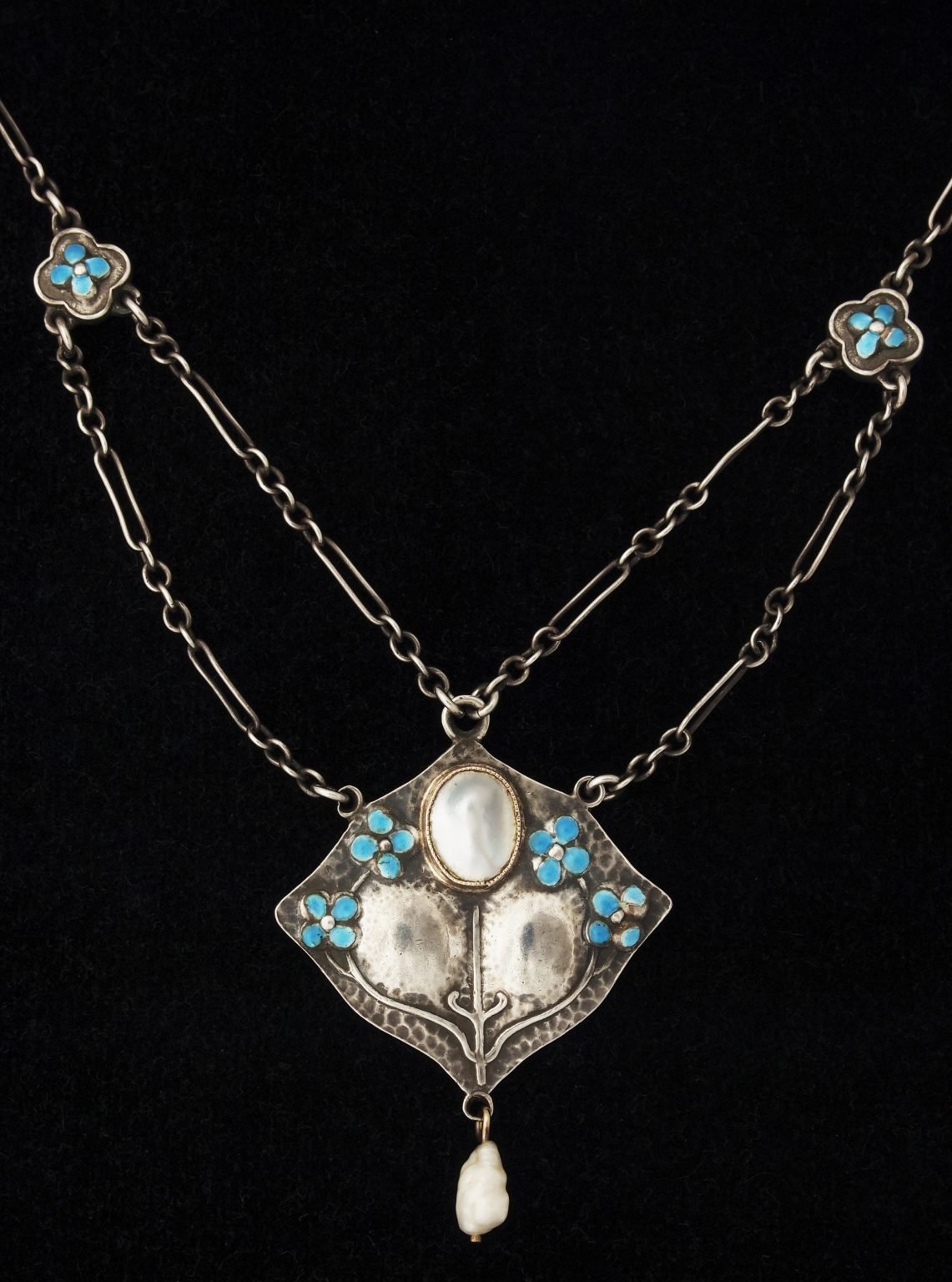 Murrle Bennett Silver Pendant Necklace* - Nouveau Deco Arts